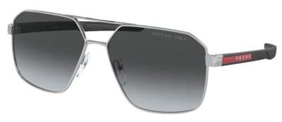 silver prada sunglasses|sps55w.